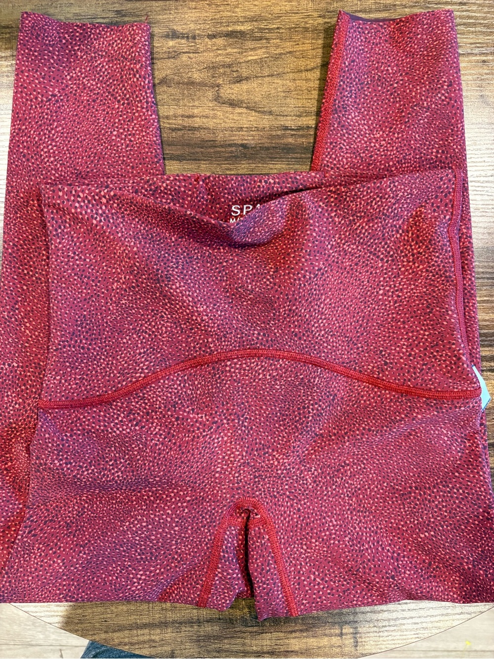 SPANX Red High-Waist Leggings